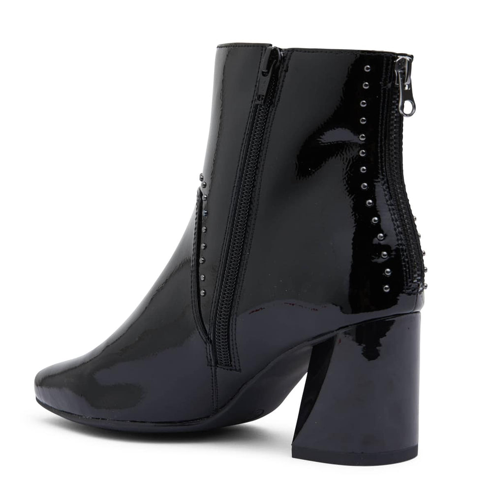 Grenada Boot in Black Patent
