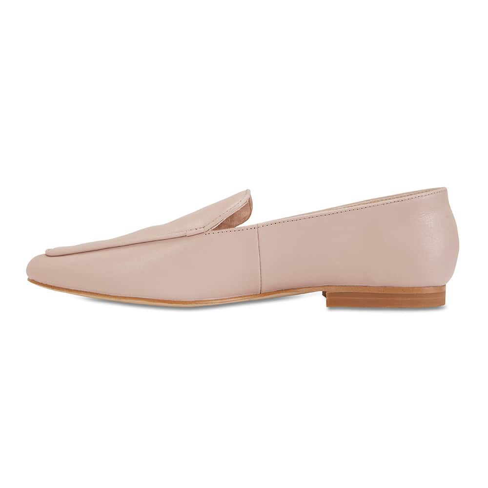 Haven Loafer in Pale Pink Leather