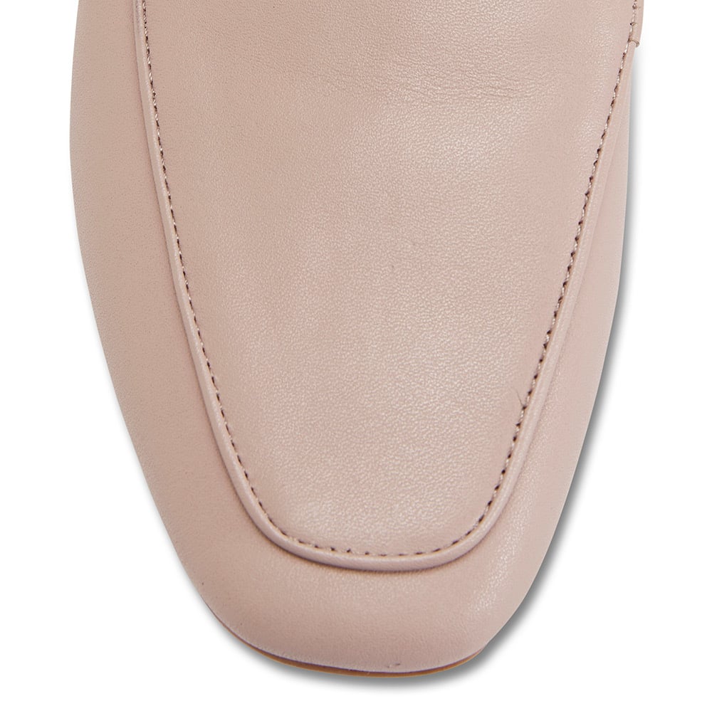 Haven Loafer in Pale Pink Leather