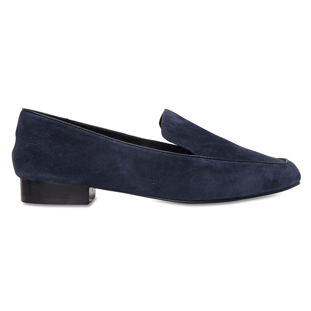 Holly Loafer in Navy Suede