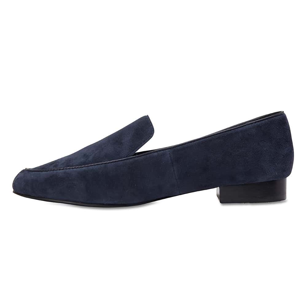 Holly Loafer in Navy Suede