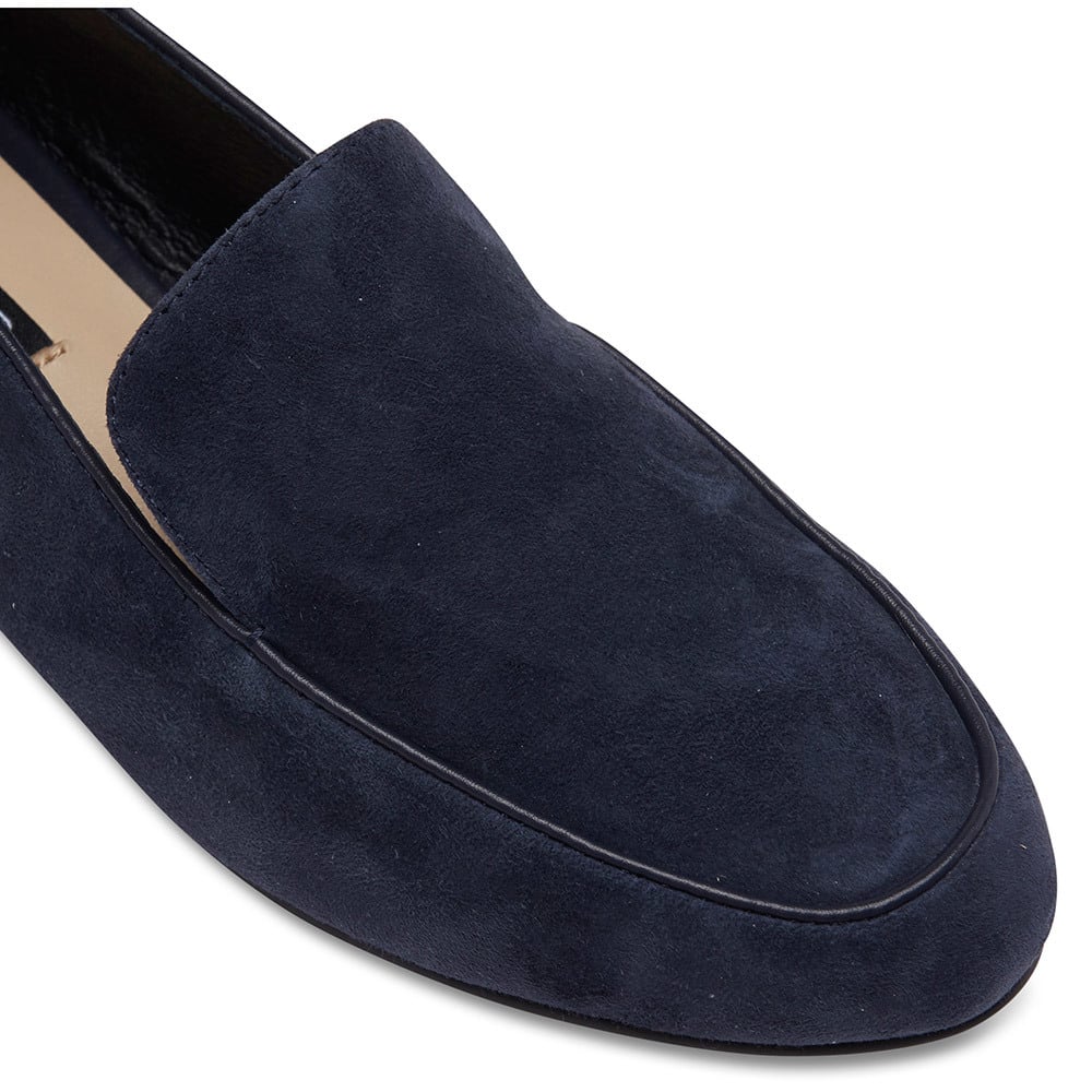 Holly Loafer in Navy Suede