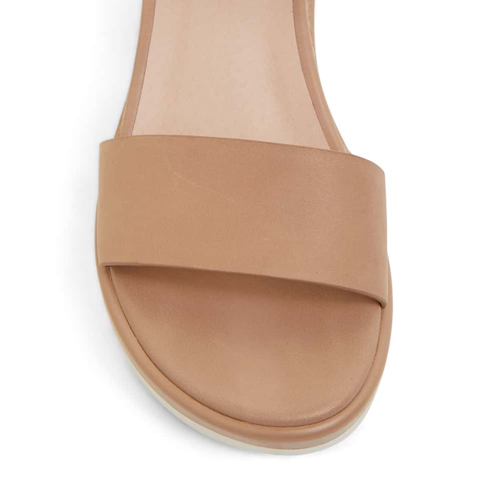 Idaho Espadrille in Nude Leather