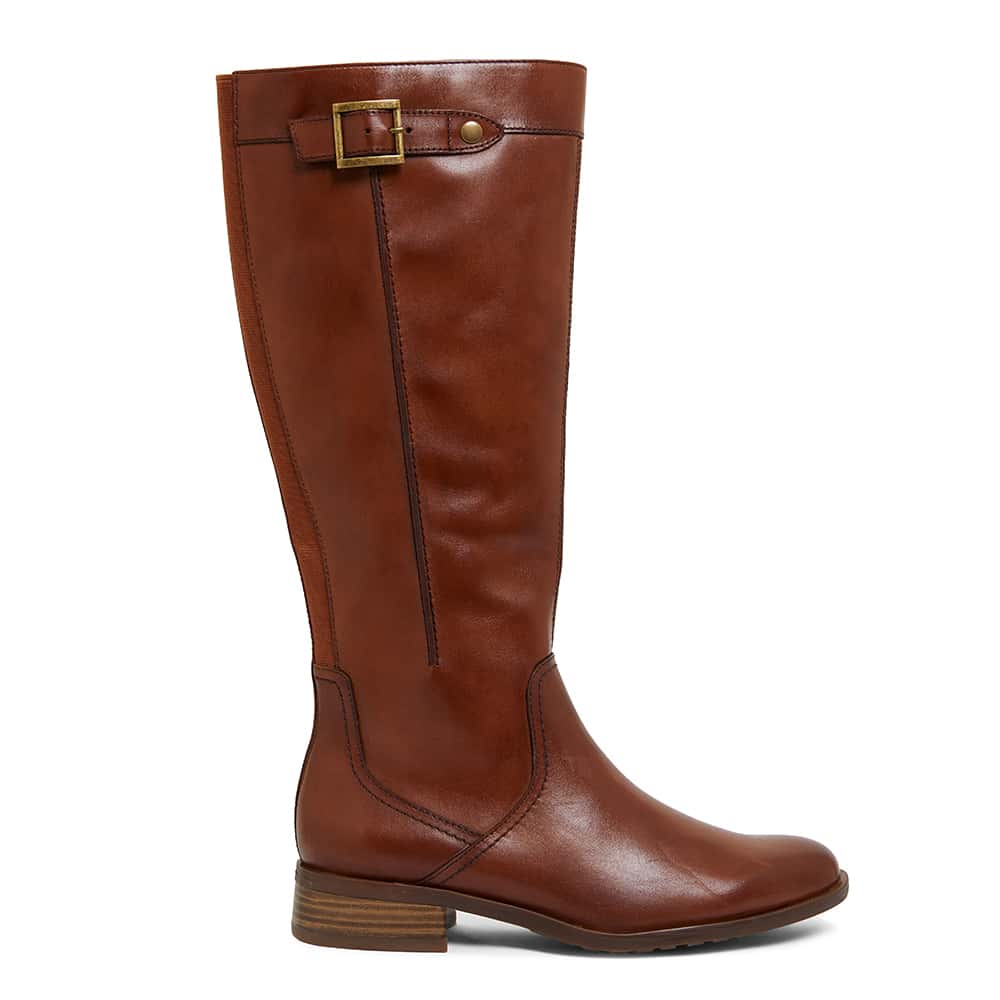 Irwin Boot in Mid Brown Leather
