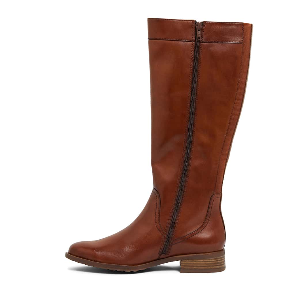 Irwin Boot in Mid Brown Leather