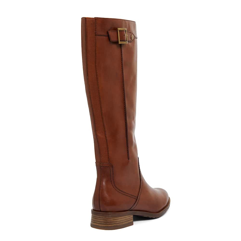 Irwin Boot in Mid Brown Leather