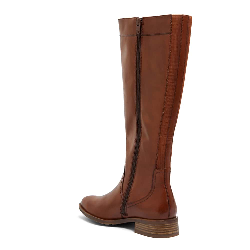 Irwin Boot in Mid Brown Leather