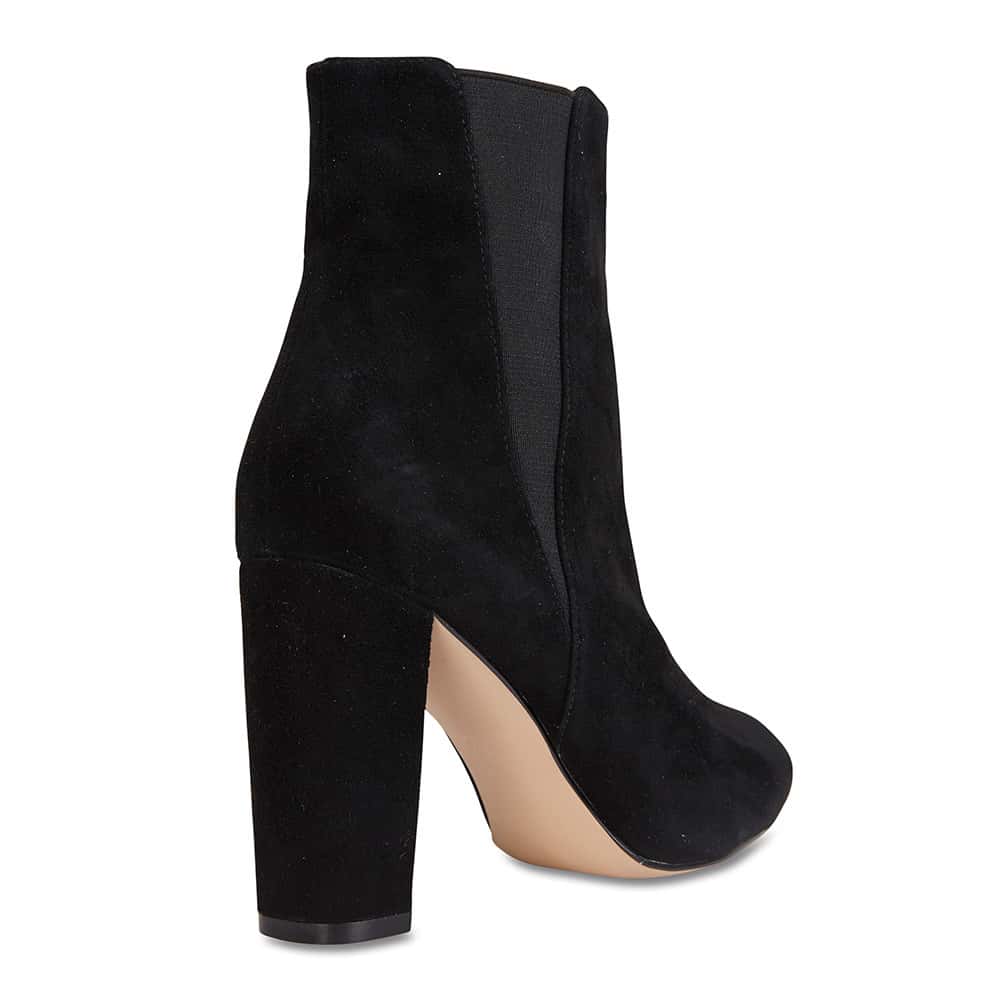 Jetset Boot in Black Suede