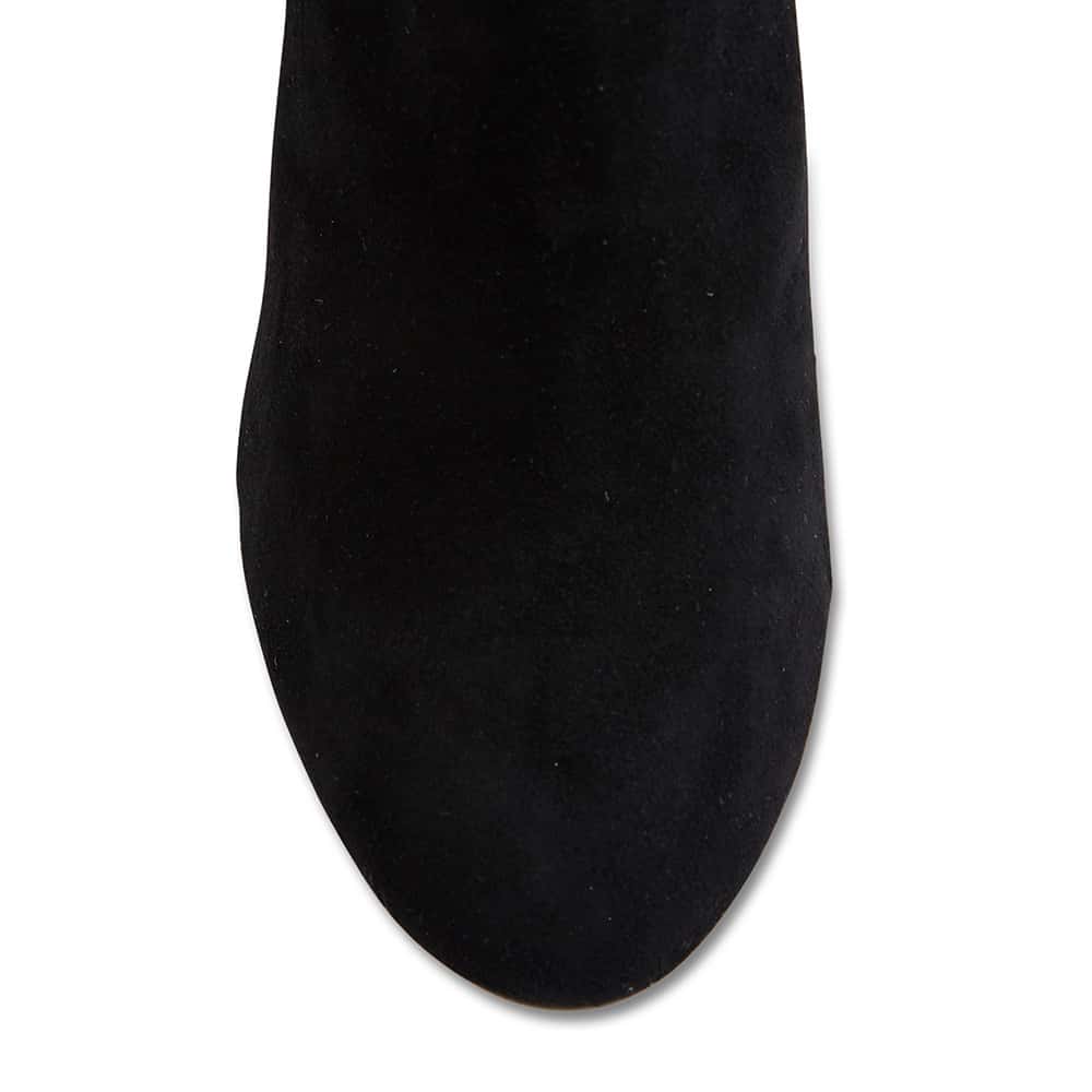 Jetset Boot in Black Suede