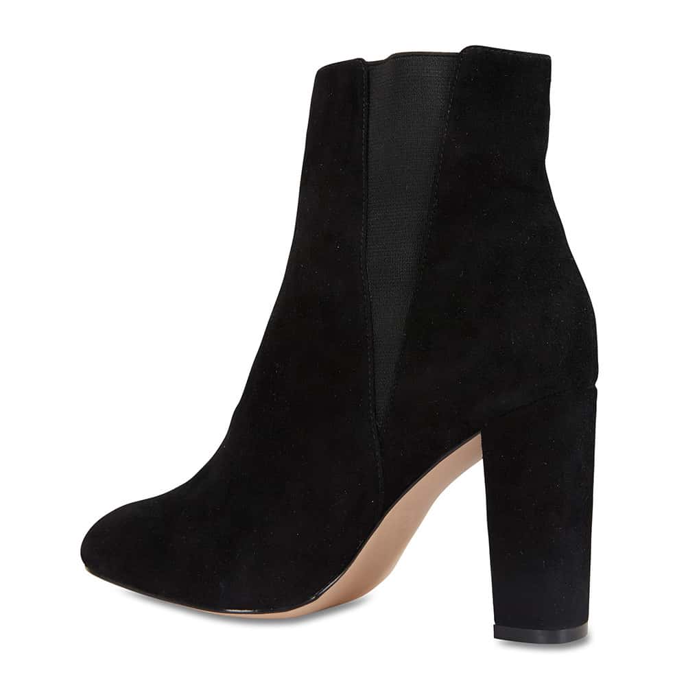 Jetset Boot in Black Suede