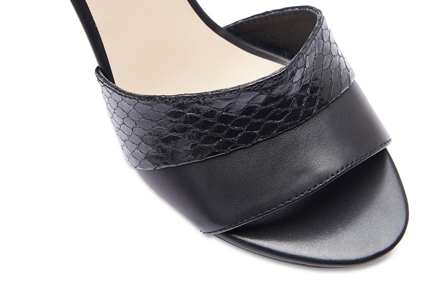 Joanna Heel in Black Leather