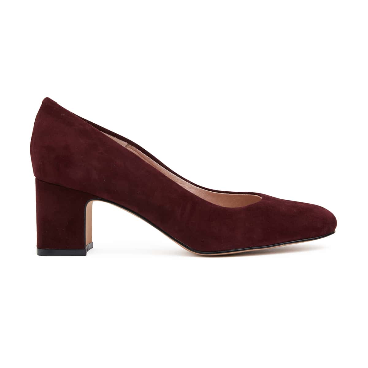 Joyce Heel in Burgundy Leather