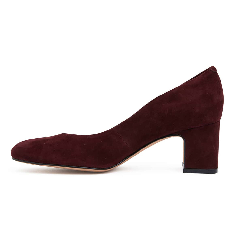 Joyce Heel in Burgundy Leather