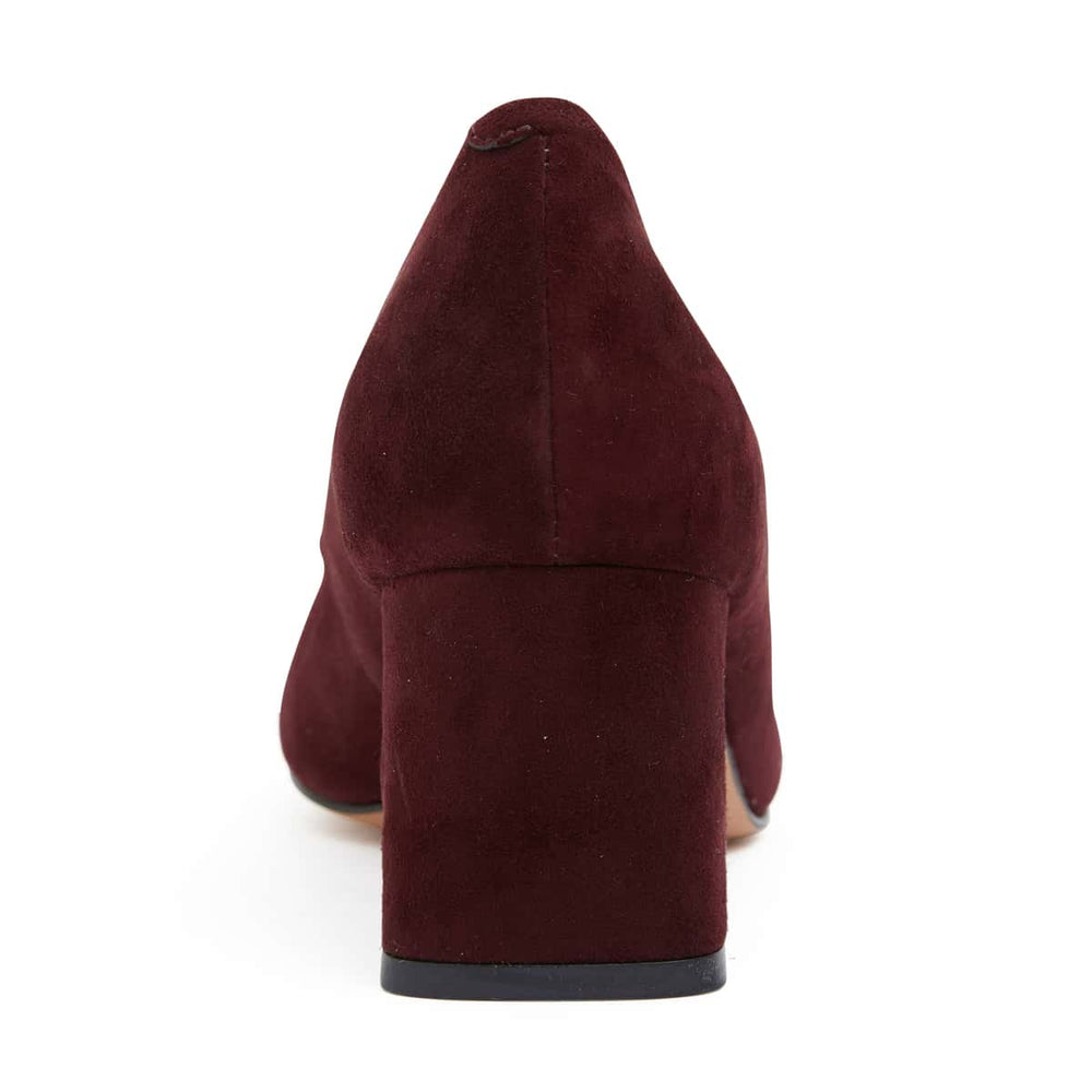 Joyce Heel in Burgundy Leather
