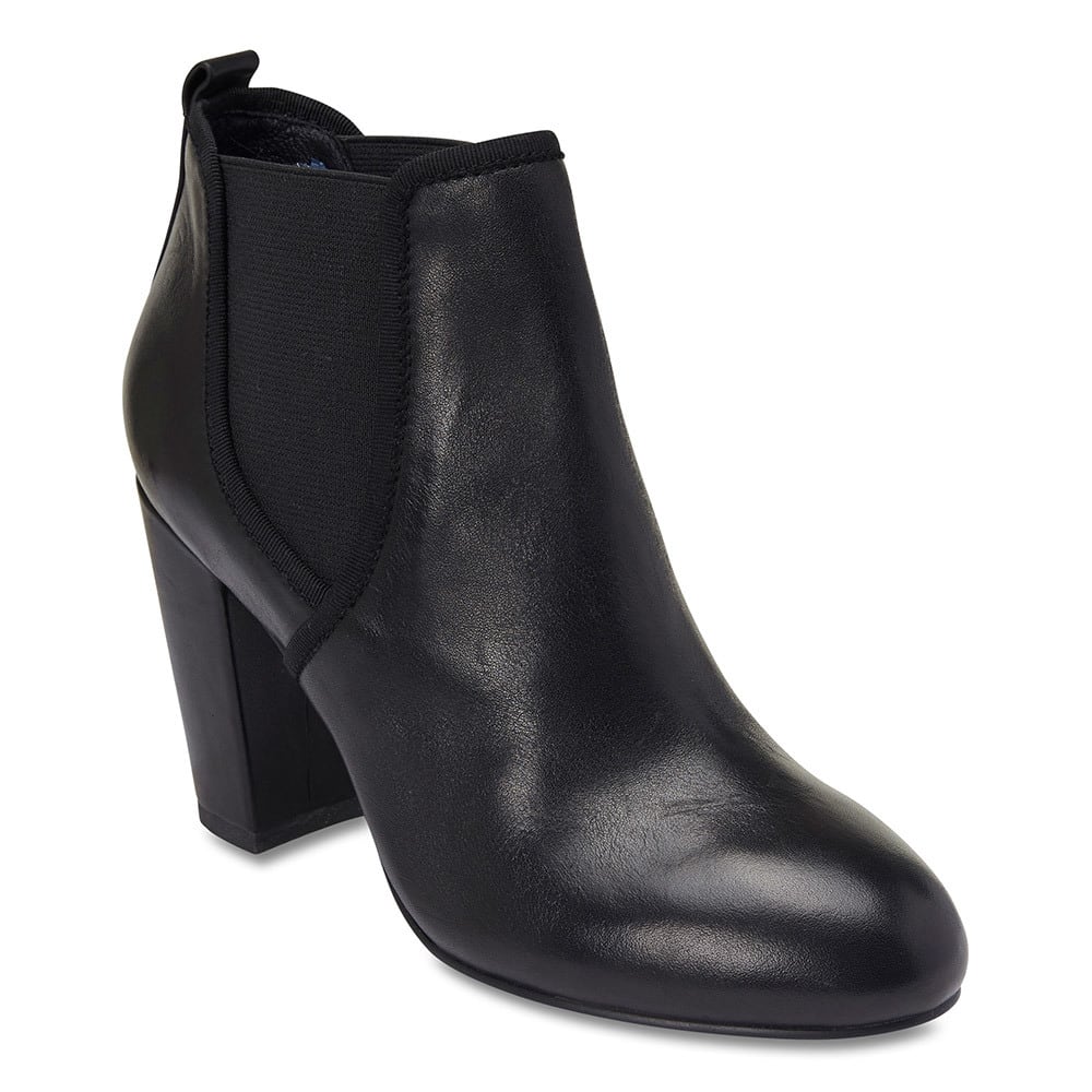 Karen Boot in Black Leather
