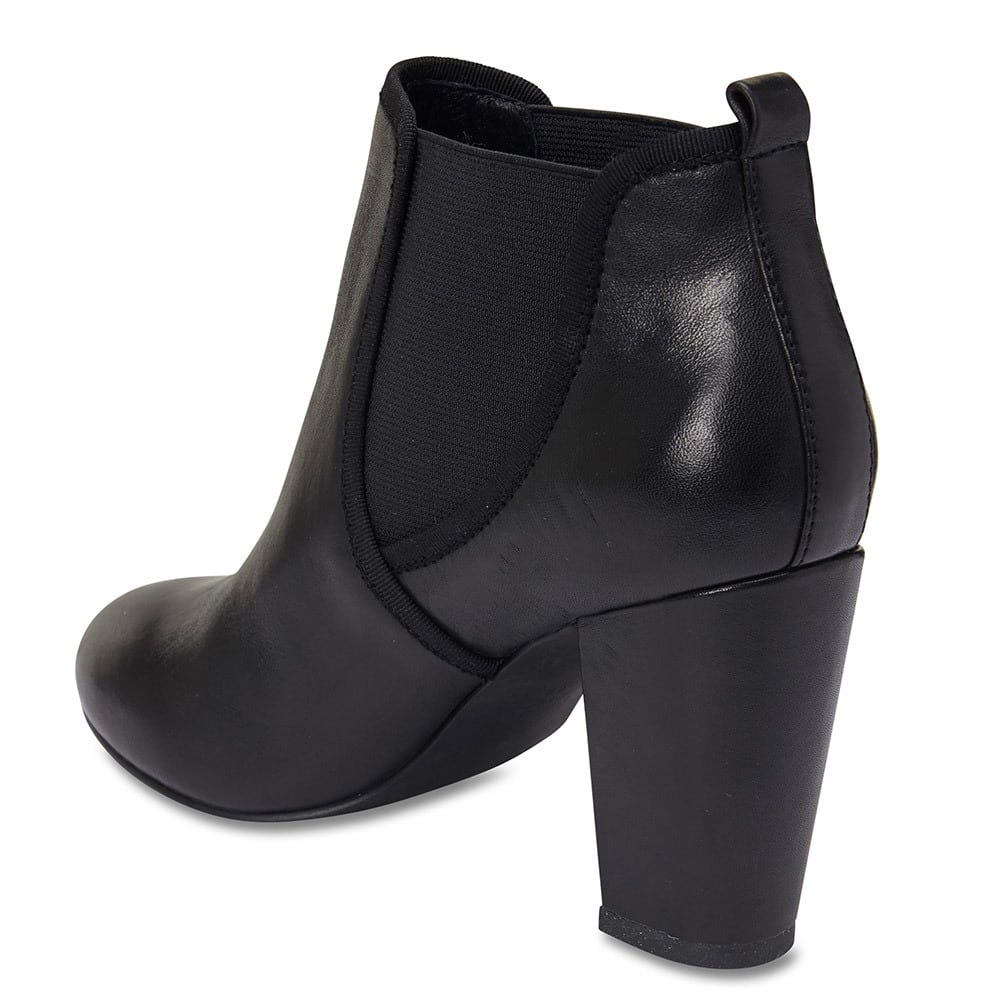 Karen Boot in Black Leather