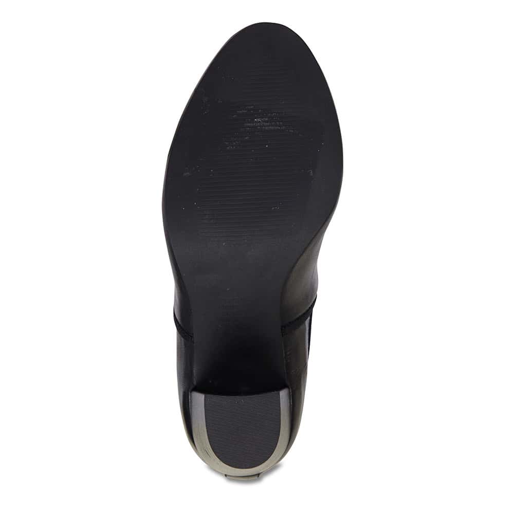 Karen Boot in Black Leather