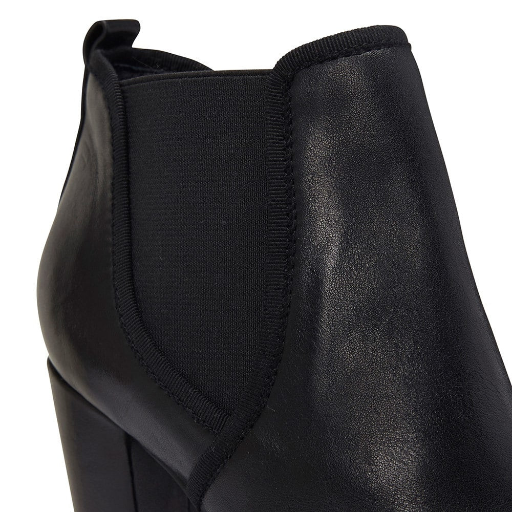 Karen Boot in Black Leather
