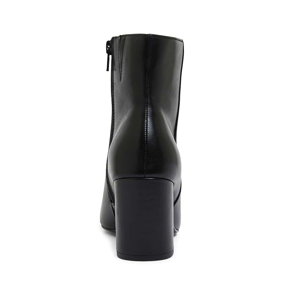 Kylie Boot in Black Leather