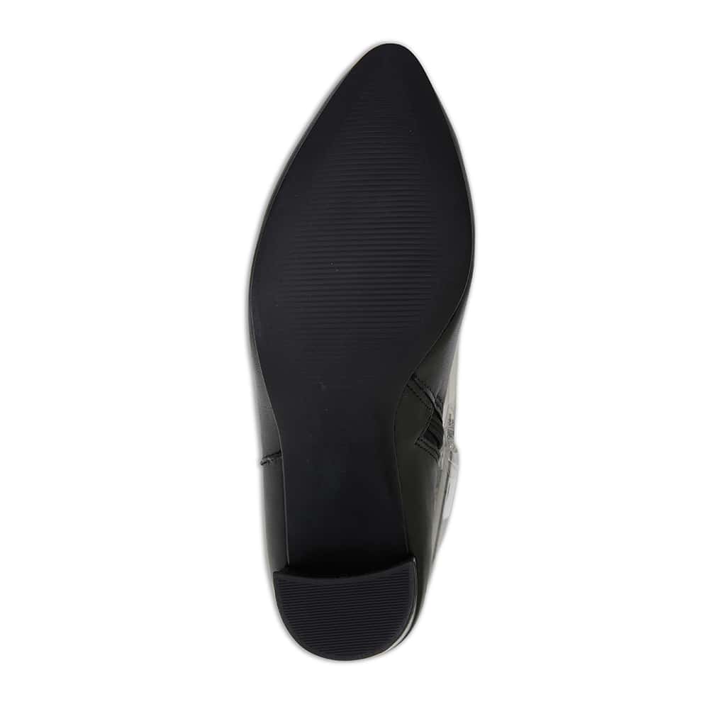 Kylie Boot in Black Leather