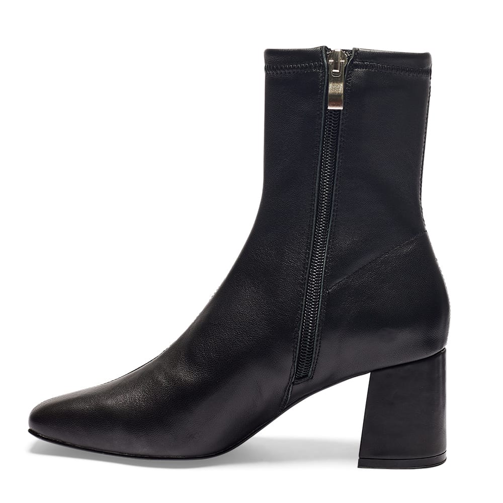 Lantana Boot in Black Leather | Jane Debster | Shoe HQ