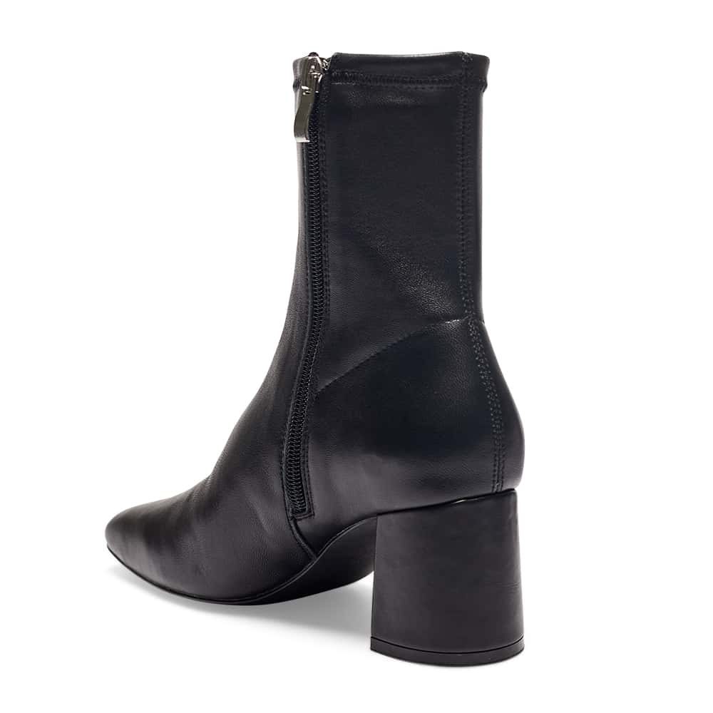 Lantana Boot in Black Leather