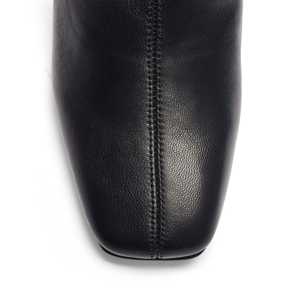 Lantana Boot in Black Leather