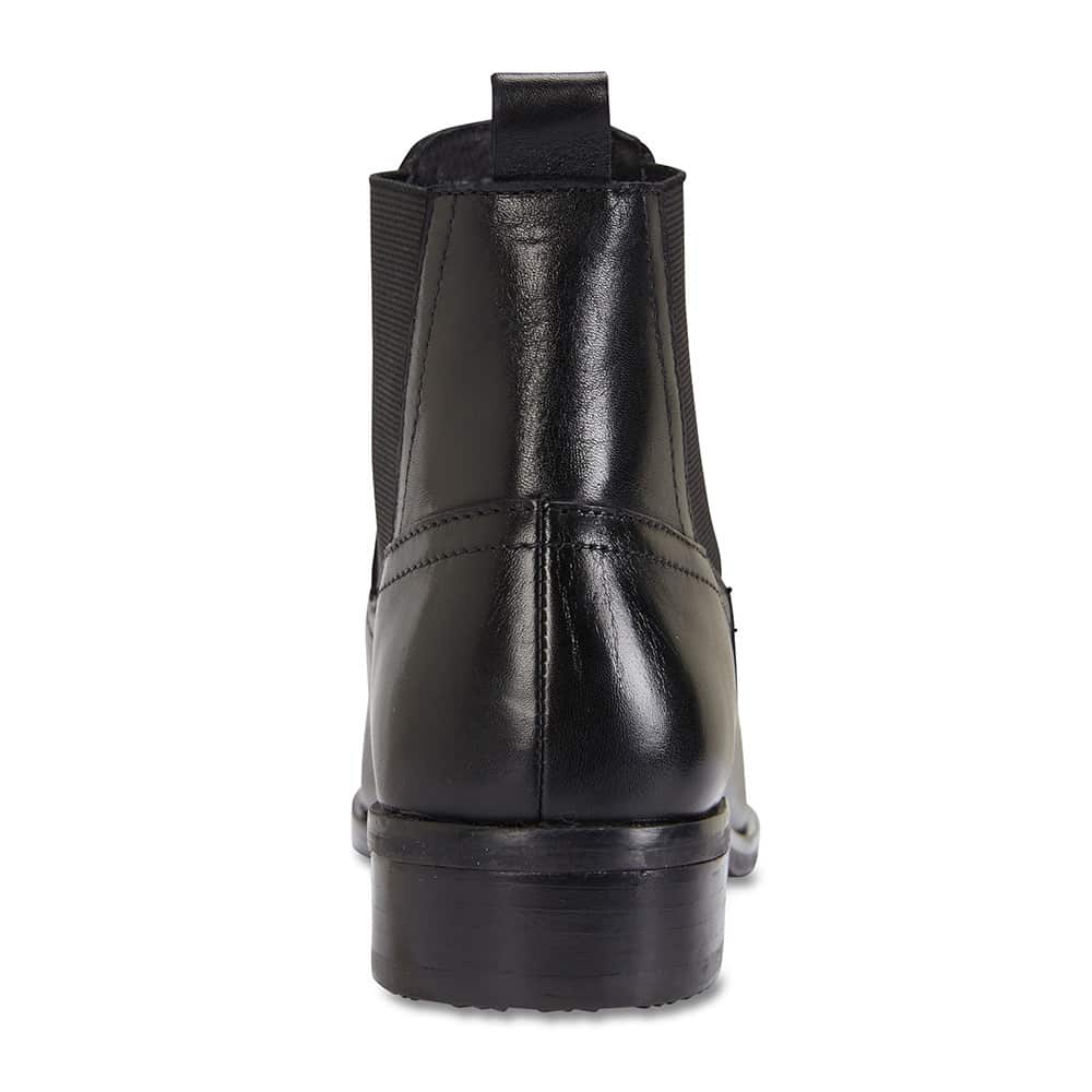 Leonard Boot in Black Leather
