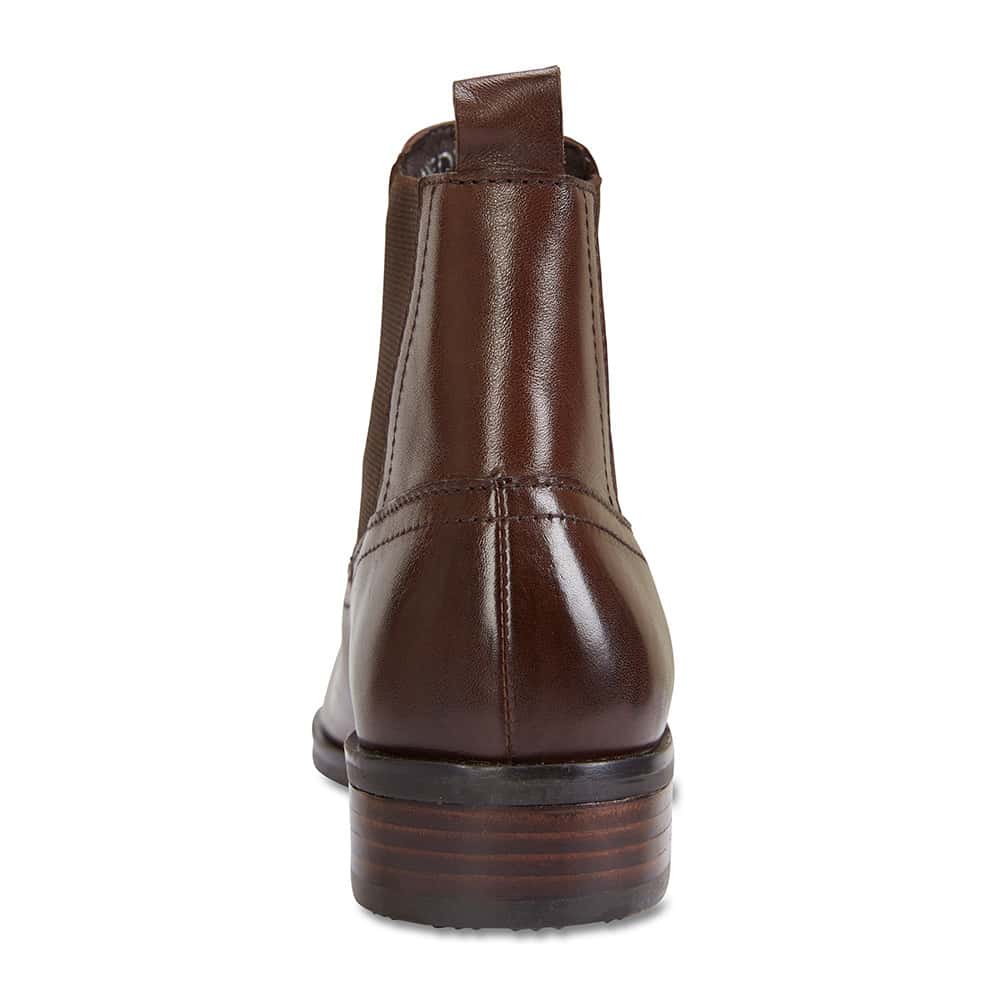 Leonard Boot in Brown Leather