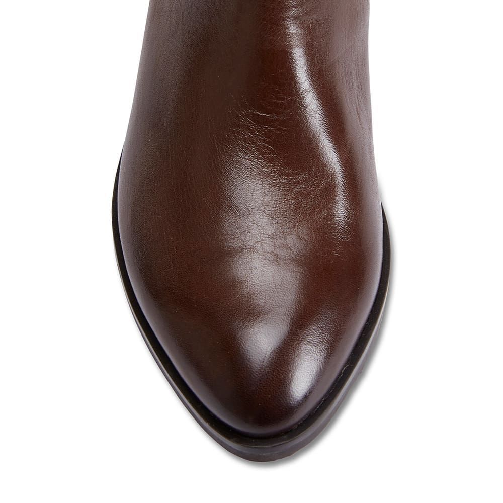 Leonard Boot in Brown Leather