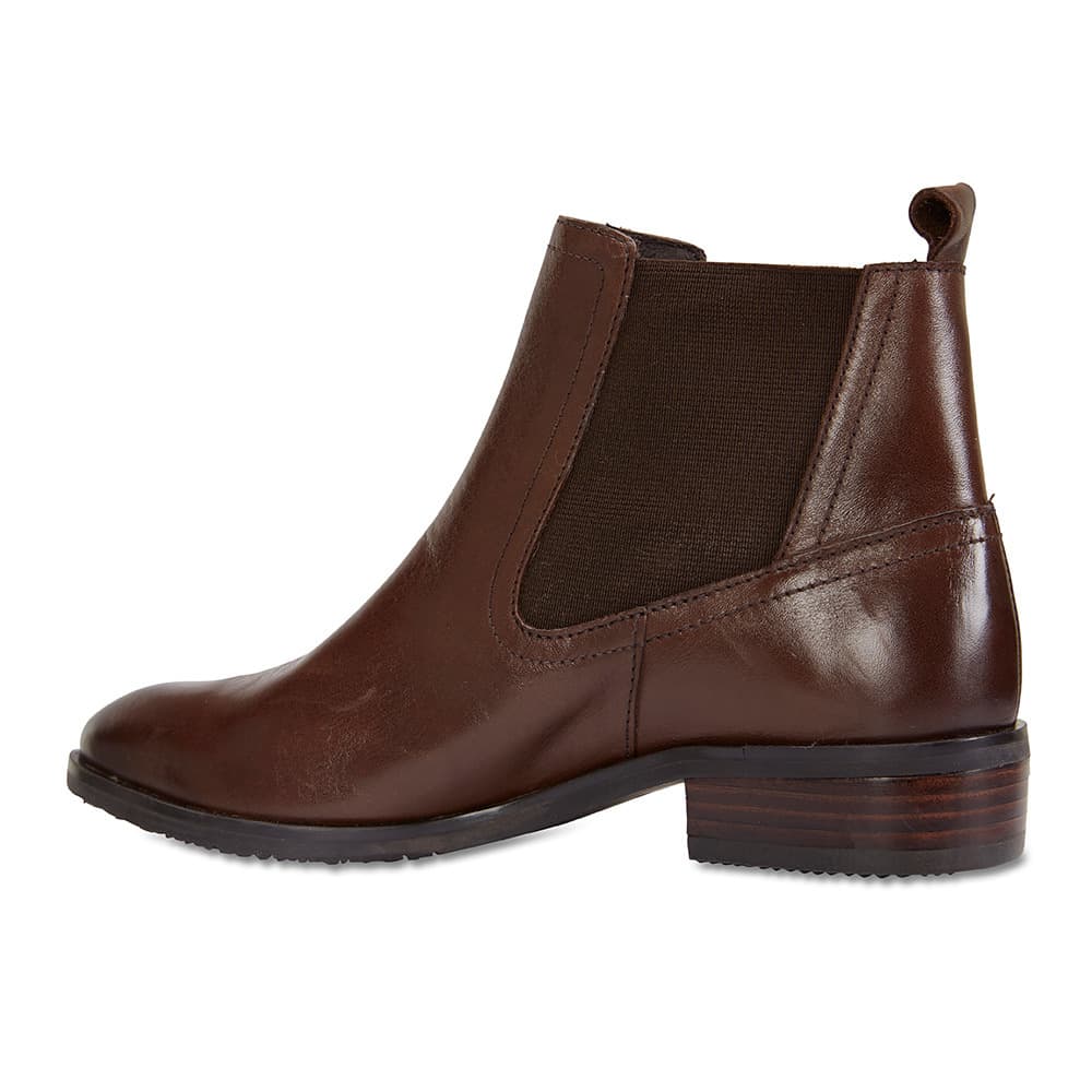 Leonard Boot in Brown Leather