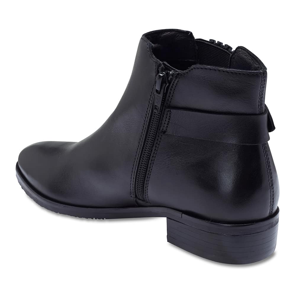 Lucas Boot in Black Leather
