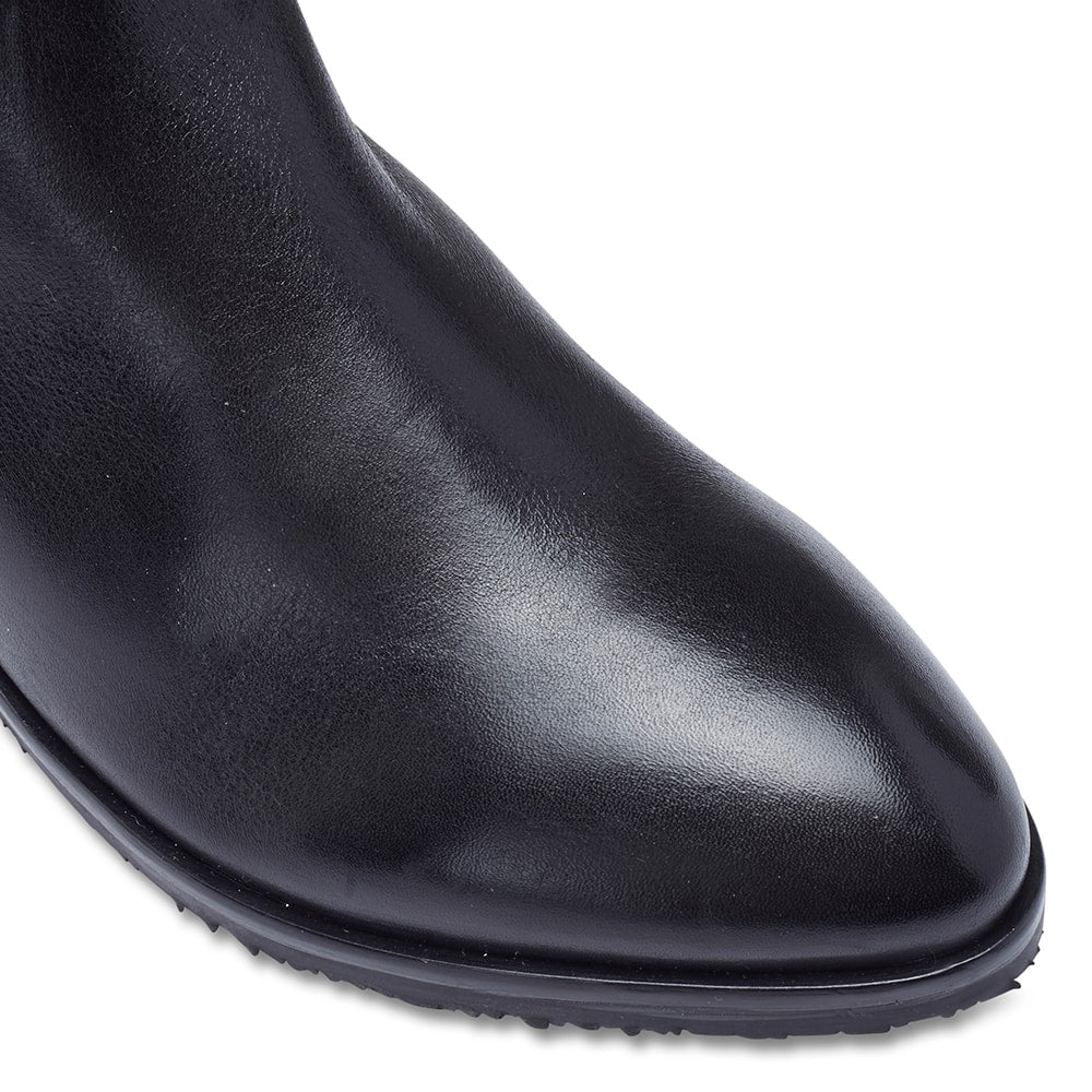 Lucas Boot in Black Leather