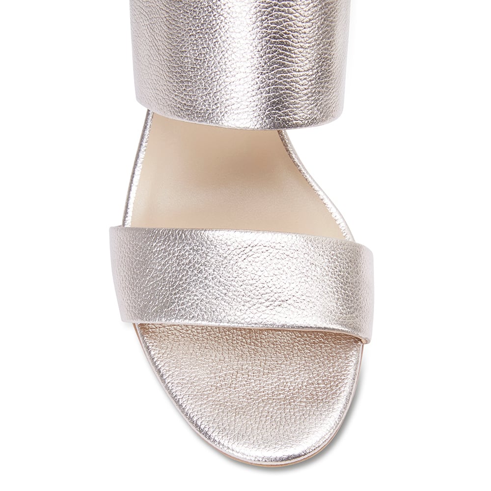 Marcella Heel in Soft Gold Leather
