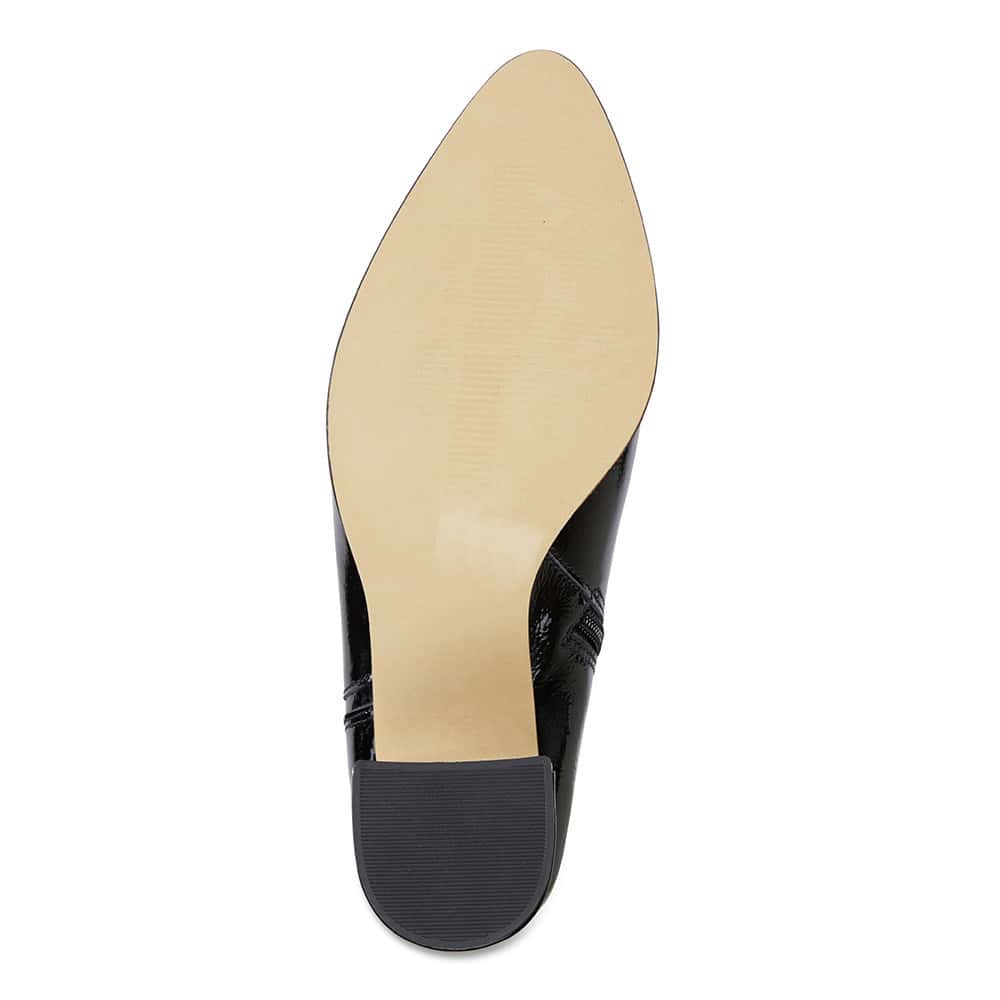 Mirage Boot in Black Patent