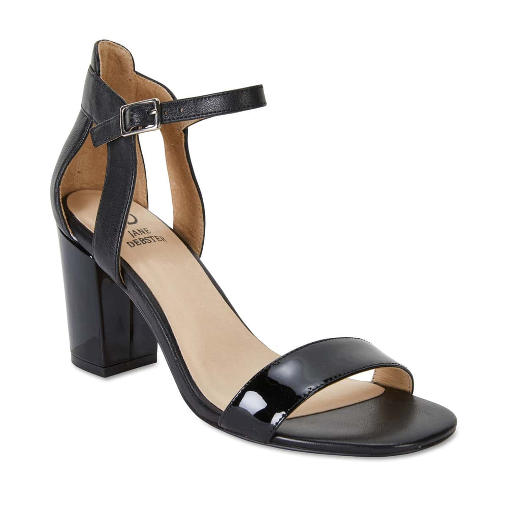 Nexus Heel in Black Patent
