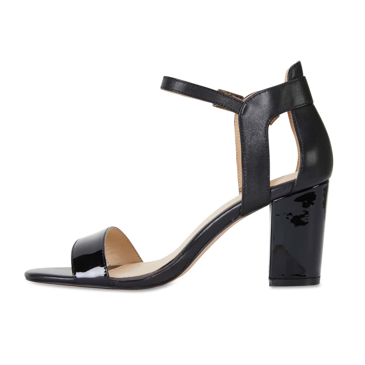 Nexus Heel in Black Patent
