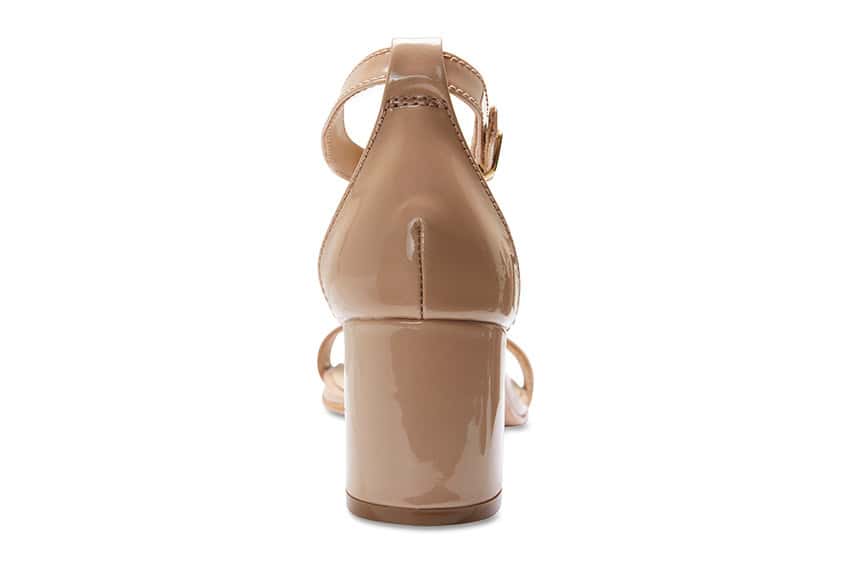 Parade Heel in Nude Patent
