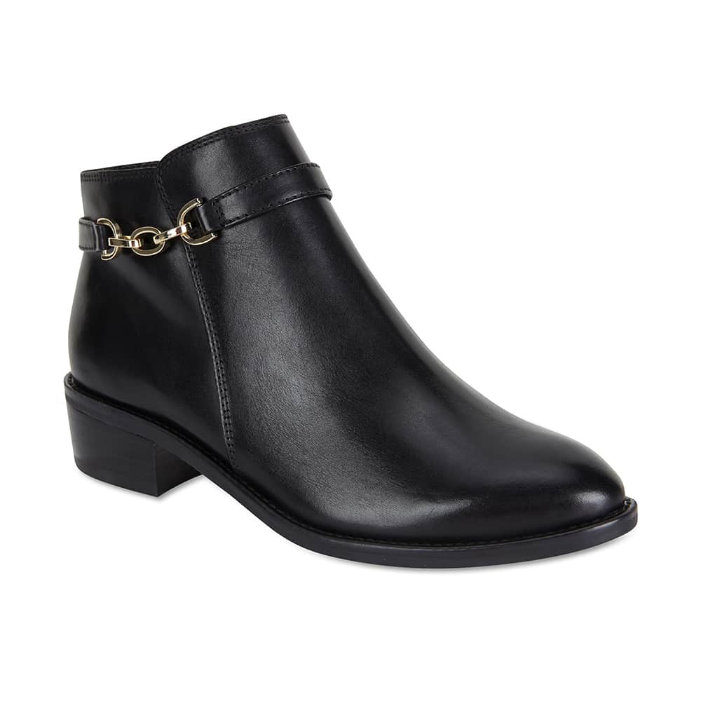 Parker Boot in Black Leather