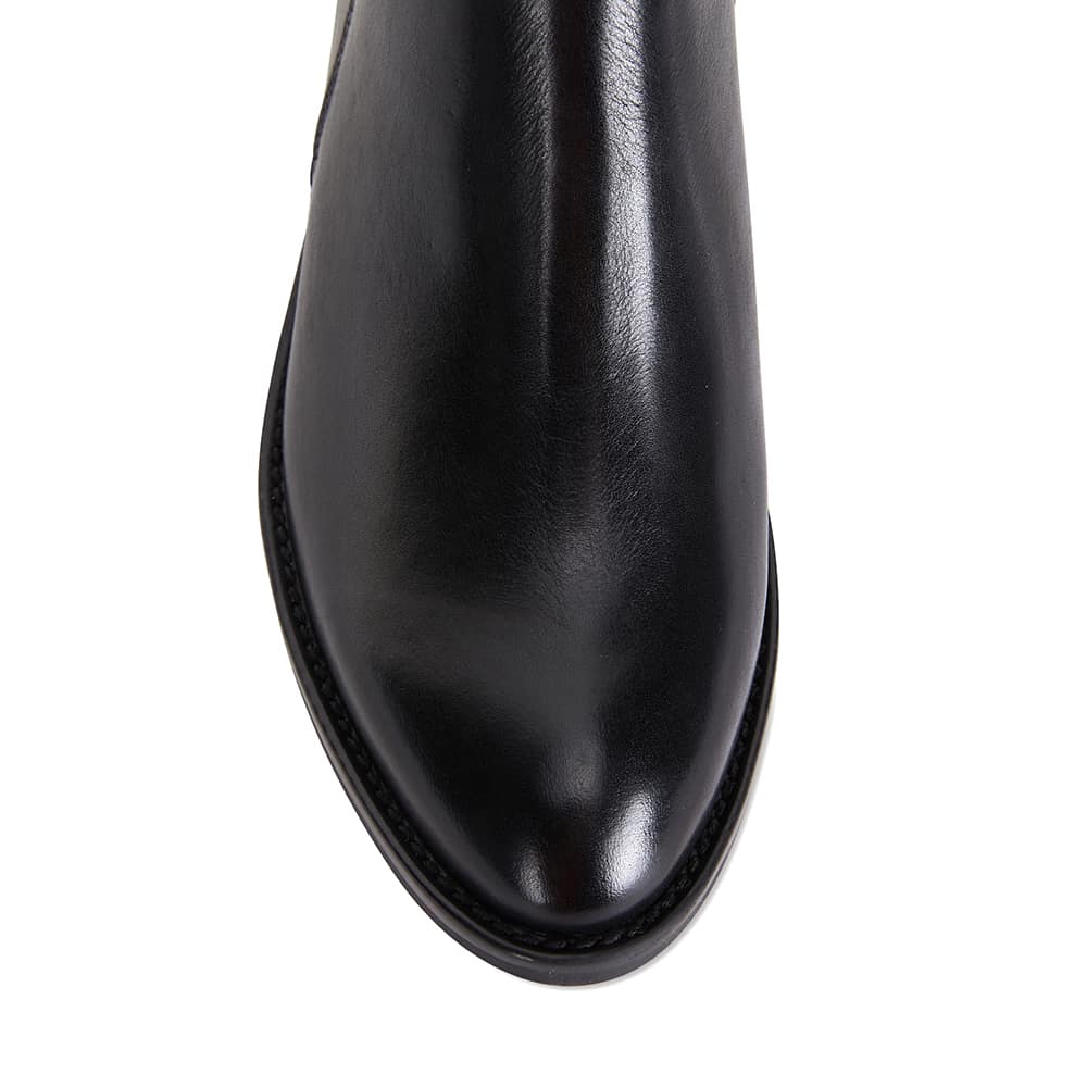 Parker Boot in Black Leather