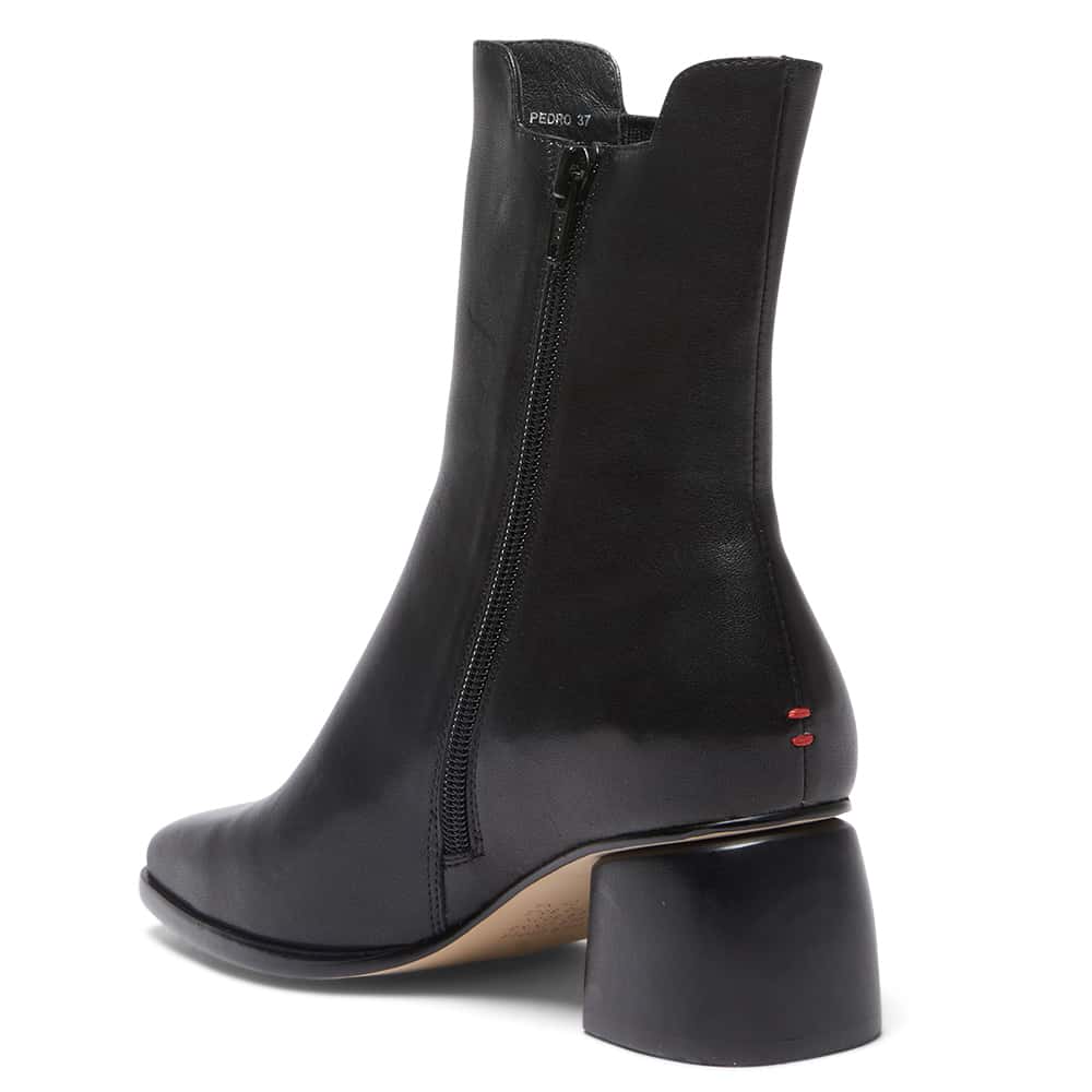 Pedro Boot in Black Leather