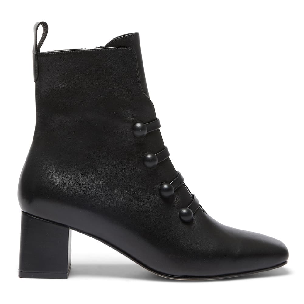 Penelope Boot in Black Leather