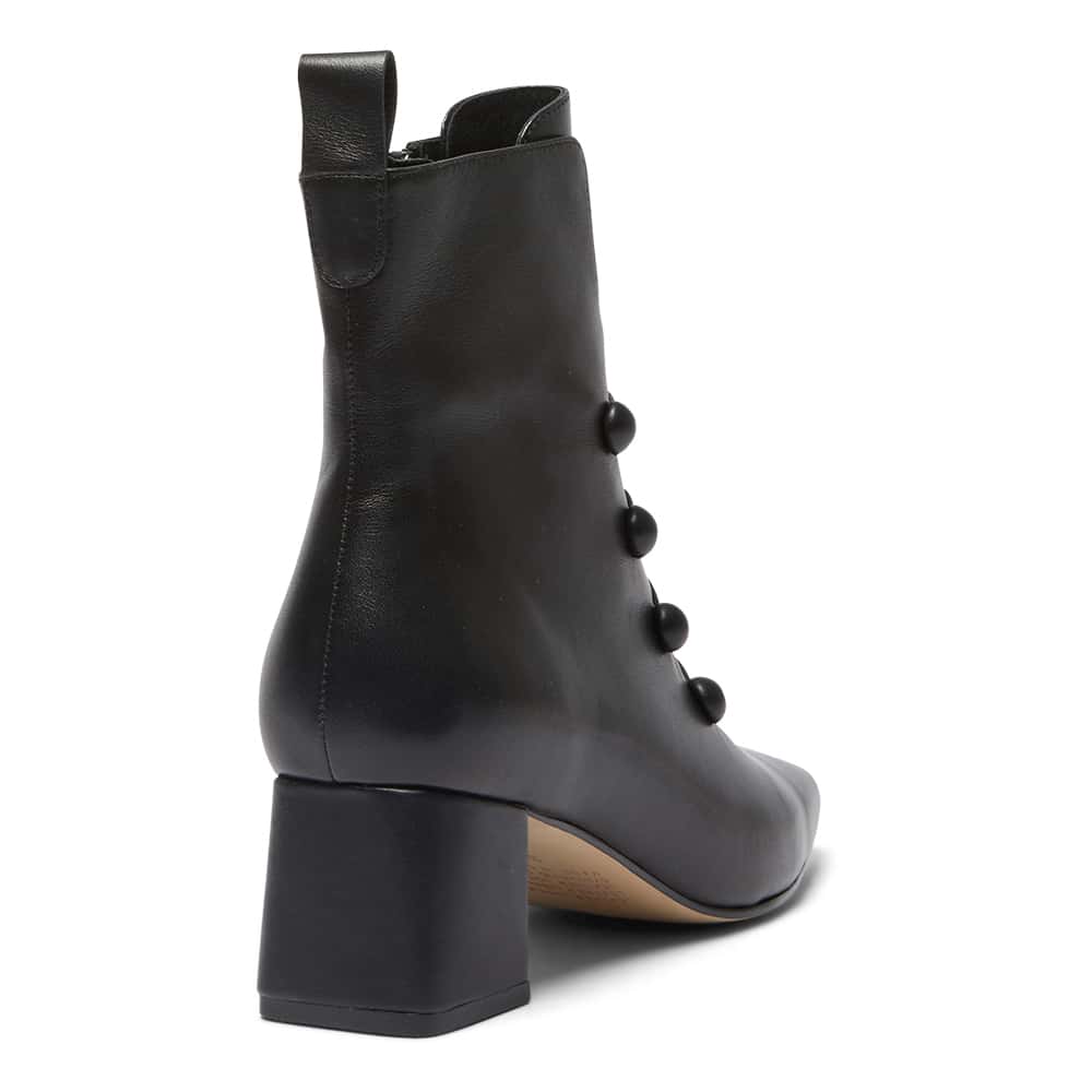 Penelope Boot in Black Leather