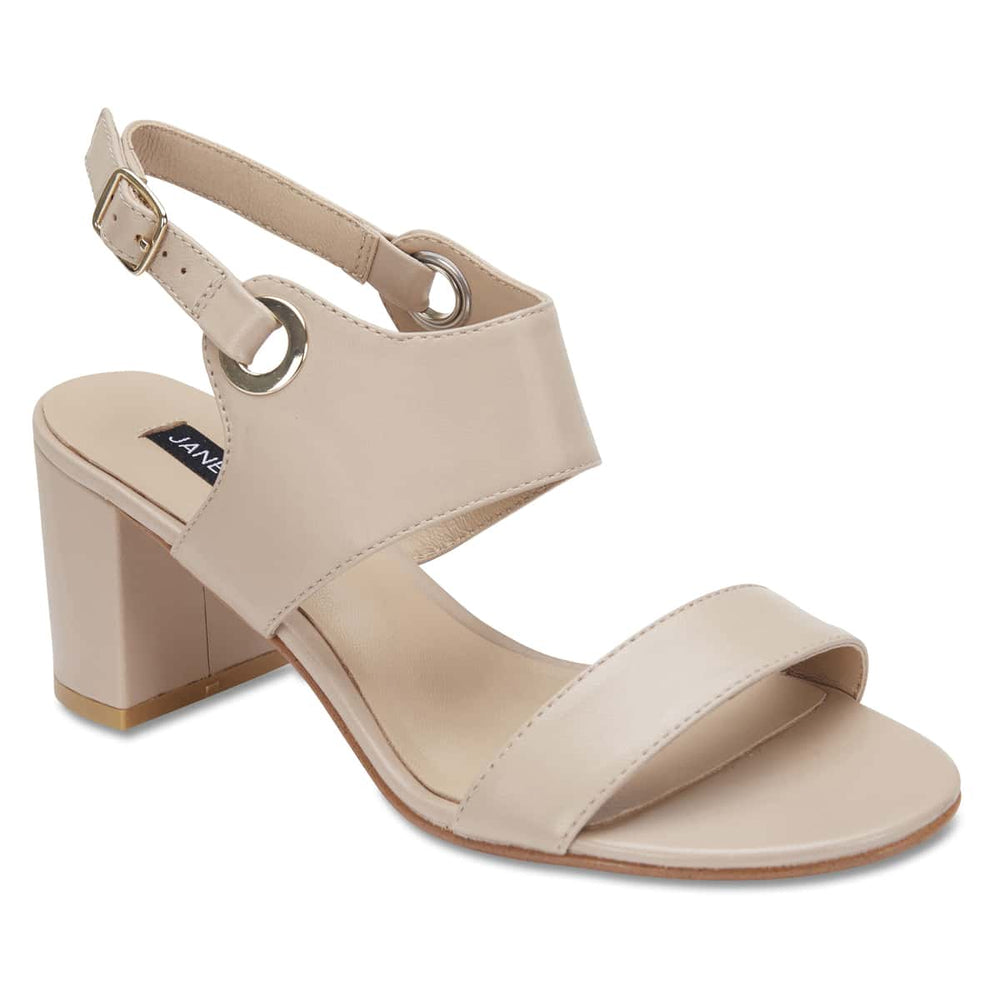 Pride Heel in Nude Leather
