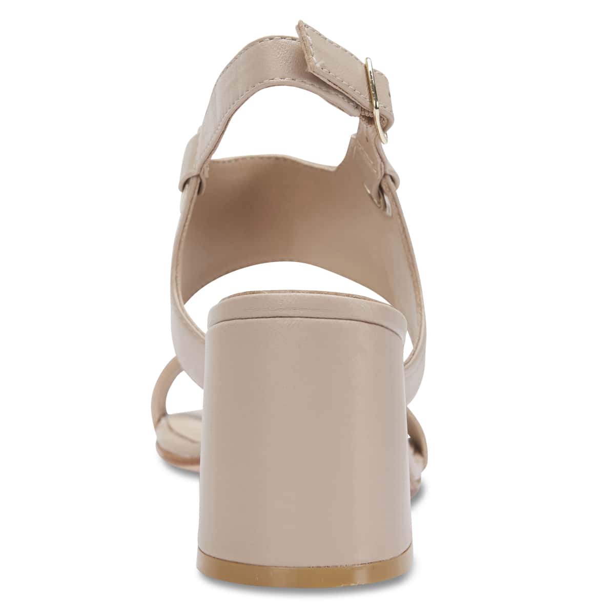 Pride Heel in Nude Leather