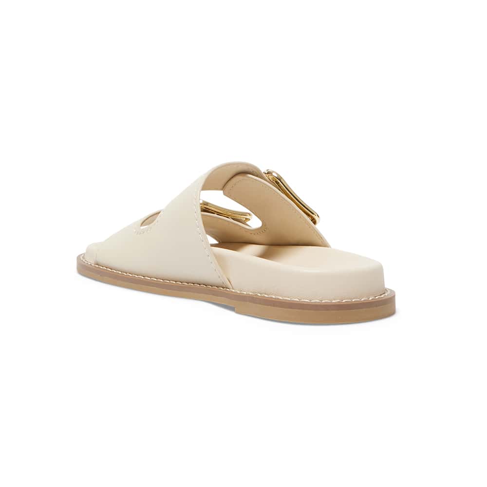 Randall Slide in Nude Leather