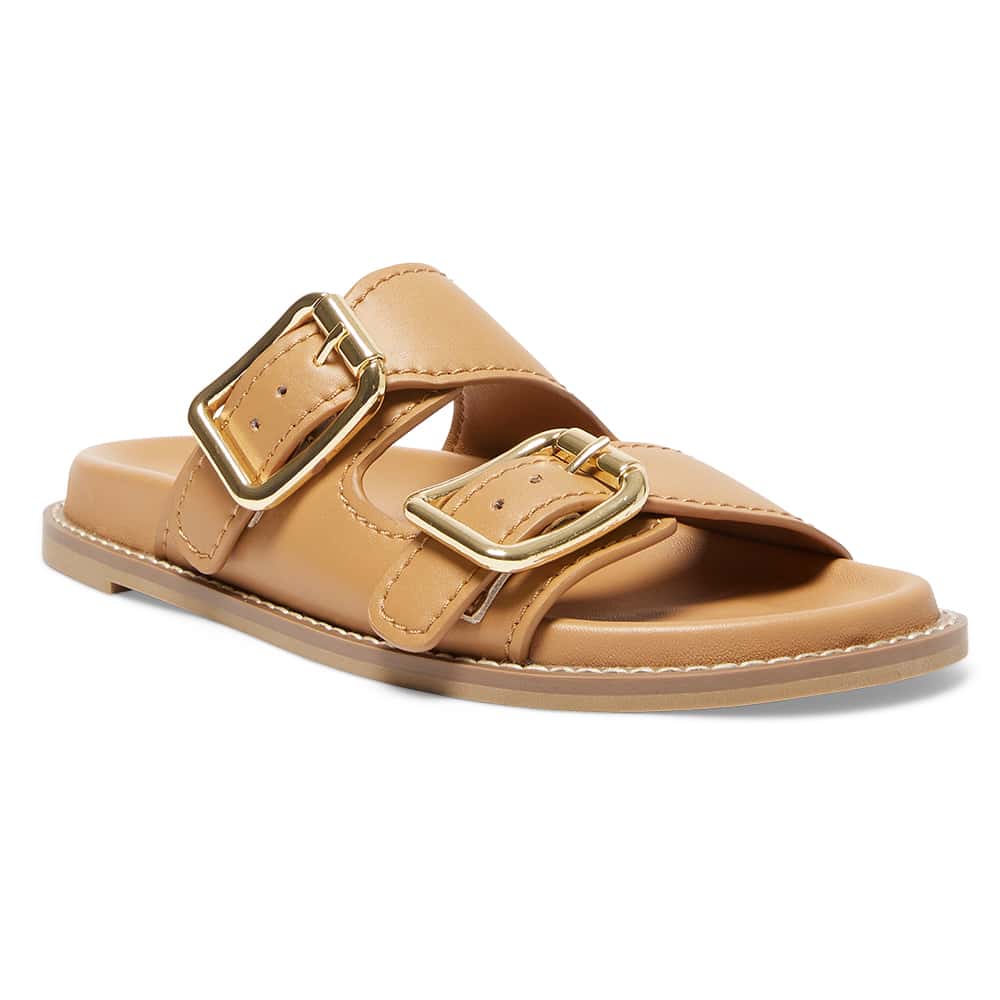 Randall Slide in Tan Leather