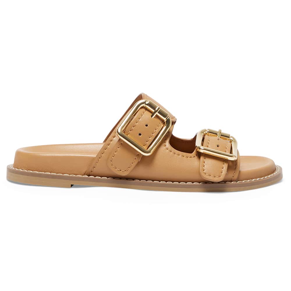 Randall Slide in Tan Leather