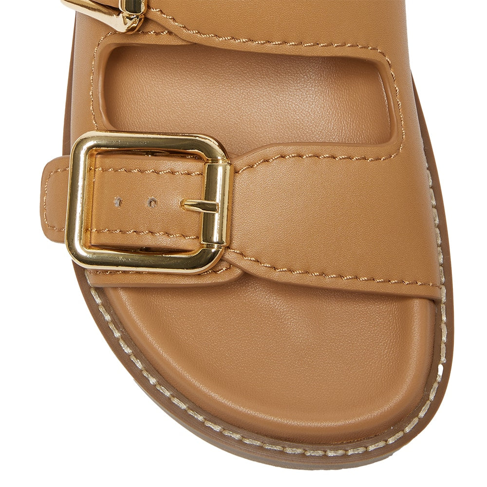 Randall Slide in Tan Leather