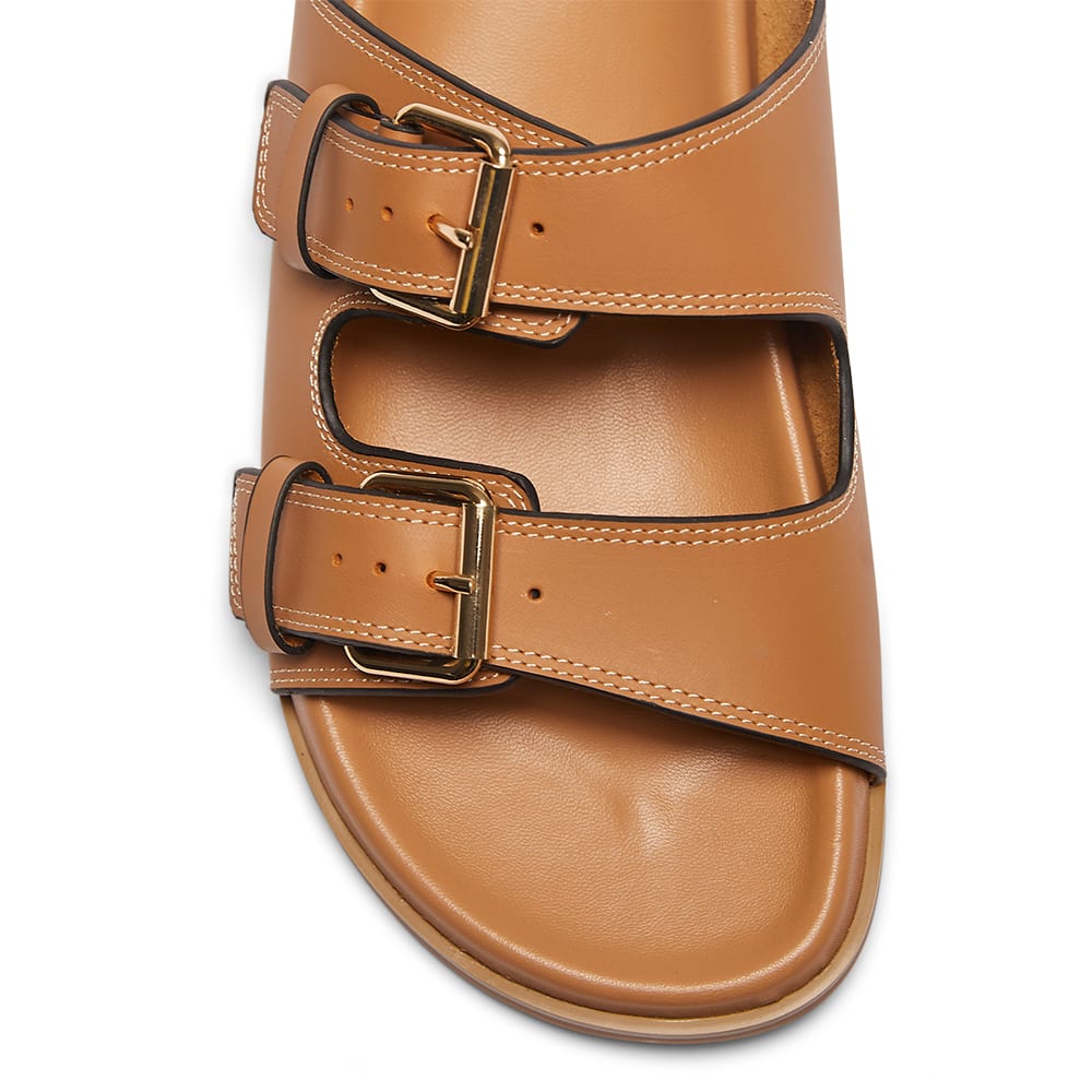 Rascal Slide in Tan Leather